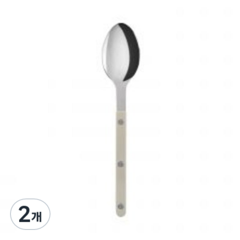 사브르 비스트로 샤이니 식기 커트러리 디너스푼, 카키, 2개