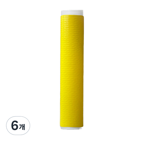 스페인 헬릭스프로 프리미엄 킥보드 자전거 핸들 그립 간편 셀프교체, 13.Solid_Yellow, 6개