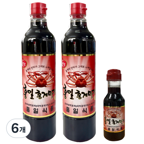 홍일식품 홍게간장 홍게맛장소스 [200ml 증정]
