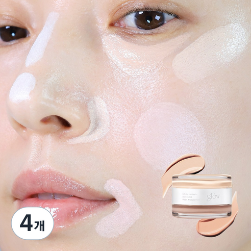 글로우 낫 드라이 컨실러, 4개, #라이트 #로지살몬