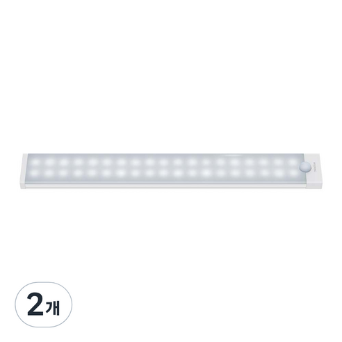 모락 넬리 스틱 LED 무선 자석 센서등 30cm, 2개, 주광색