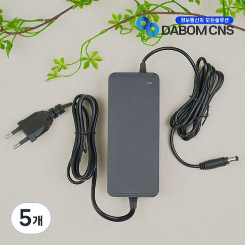 국산 아답터 dc 12V 2A 직류전원장치 ADAPTOR, 5개