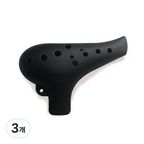 노블 오카리나 알토c, 노블리, 블랙 무광, 3개