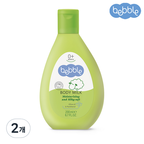 베블 바디밀크 유아로션, 200ml, 2개