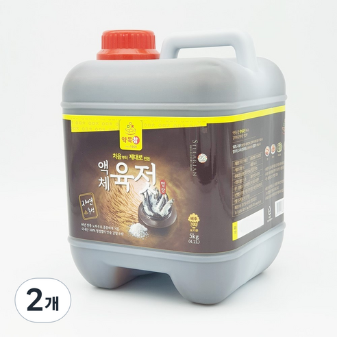 약목참 액체육젓 5kg 젓국 멸치진젓, 5kg, 2개