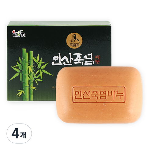 인산죽염 비누 100g, 4개