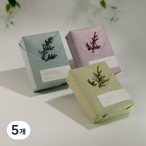 결혼식 답례품 - 결혼 돌 잔치 조문 회사 선물 홀리넨 드립백커피 & 쿠키 프리미엄 답례품_산뜻, 5개, 총 3개 - 3색상 믹스