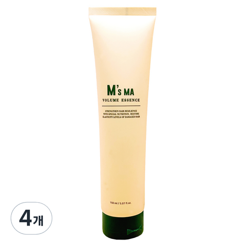 [당일발송]마잘 볼륨 에센스 컬크림 소프트왁스 웨이브 컬링 하루종일 셋팅 유지 영양 150ml, 4개