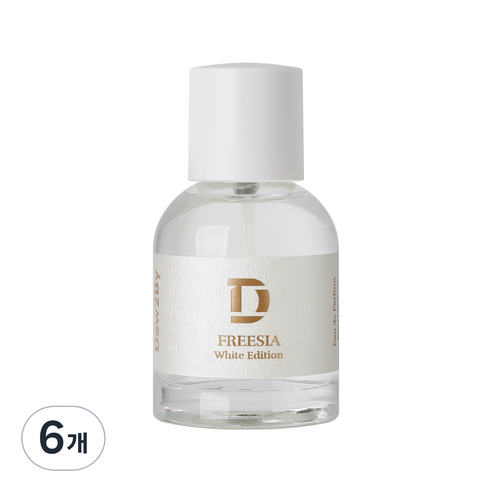 듀이바이 프리지아 화이트 에디션 페로몬 향수 오드퍼퓸, 6개, 50ml