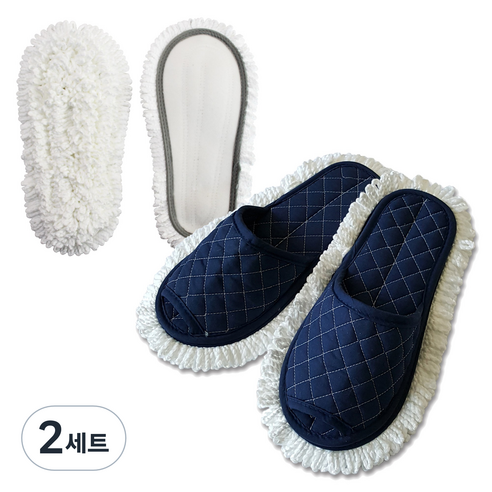 필굿리빙 크린 청소슬리퍼 + 리필, 2세트