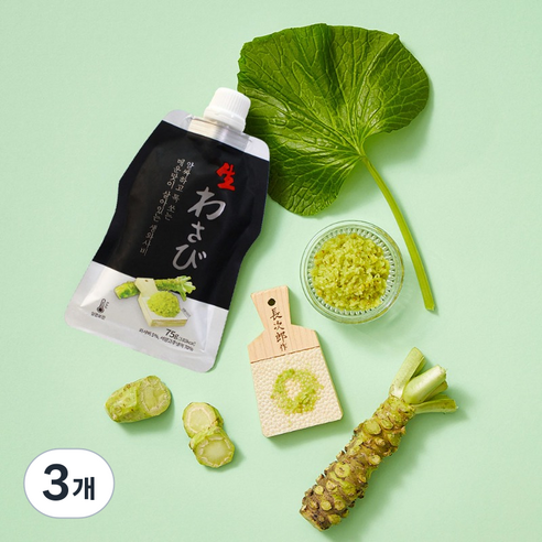 코우 상온 생와사비, 75g, 3개