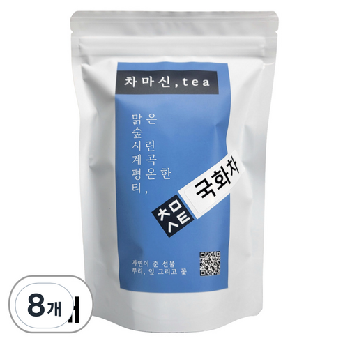 차마신티 국화차 삼각티백 은은한 꽃차, 8개, 500mg, 50개입
