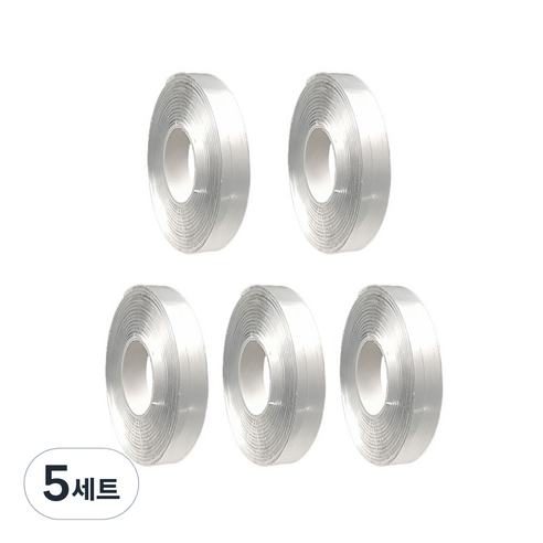 SGS인증 초강력 실리콘 나노 양면테이프 아크릴 폼 방수 겔 15mm3m, 5세트