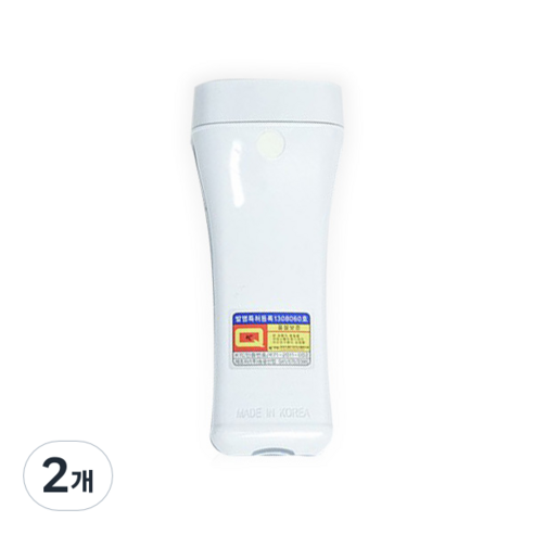 국산 LED 휴대용 조명 비상등 비상조명등 소방등 손전등 후레쉬 화재, 화이트, 2개