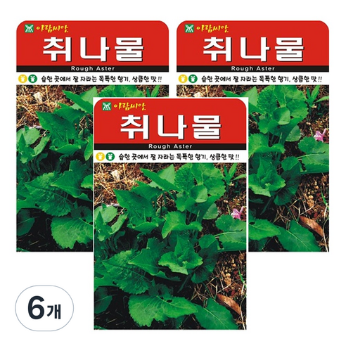 취나물 씨앗, 6개