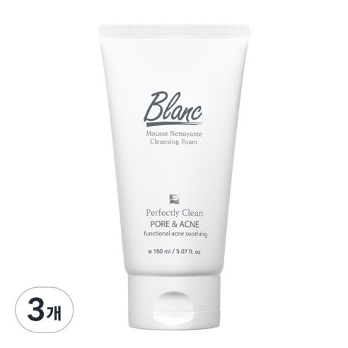 블랑네이처 여드름기능성 클렌징폼, 150ml, 3개