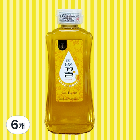 동화양봉 사양벌꿀, 1kg, 6개