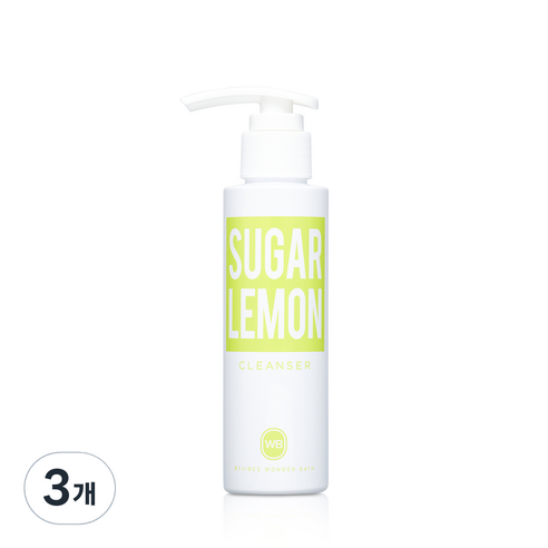 조성아 원더바스 레몬청 클렌저, 120ml, 3개
