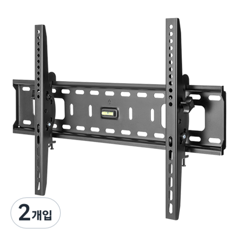 엔산마운트 PW-08LT 벽걸이 각도형 40~75인치, 2개입, 블랙