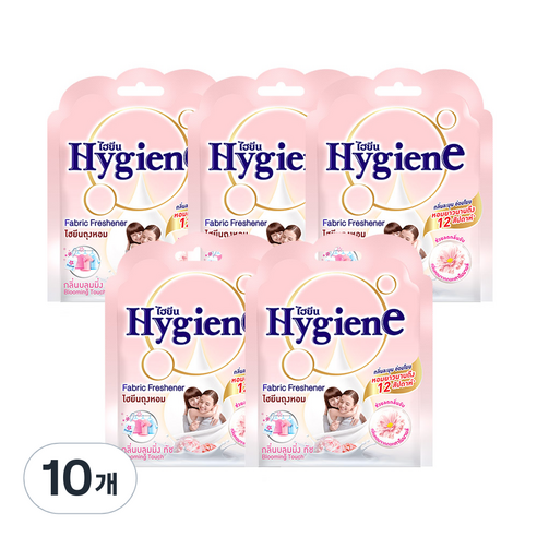 하이젠 옷장용 차량용 퍼퓸 방향제 블루밍 터치, 10개, 8g