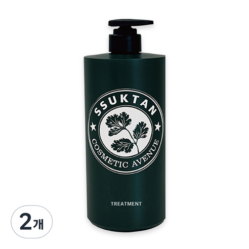 코스메틱에비뉴 쑥탄 트리트먼트, 2개, 1000ml