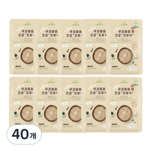 펫루트 우리아이 건강 치유식, 오리, 120g, 40개