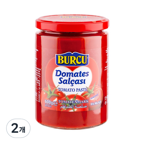 브루저 토마토 페이스트, 2개, 600g