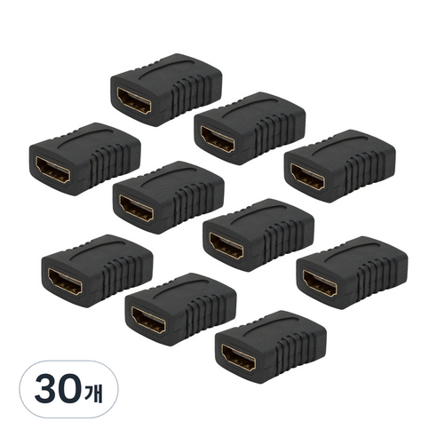 DUNIDEN HDMI 연장 젠더 개 HDMIFF, 30개, HDMIFF10