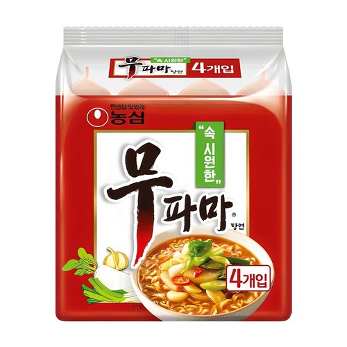 무파마탕면 122g, 4개