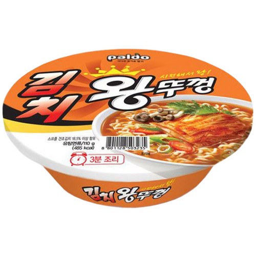 왕뚜껑 김치 110g, 1개