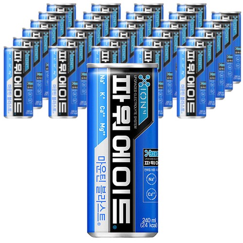코카콜라 파워에이드 240ml (30캔) 한박스, 30개 - 이온음료 추천