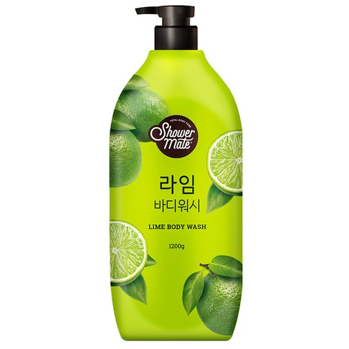 샤워메이트 내추럴 바디워시 라임, 1200g, 1개 - 향 오래가는 바디워시 추천