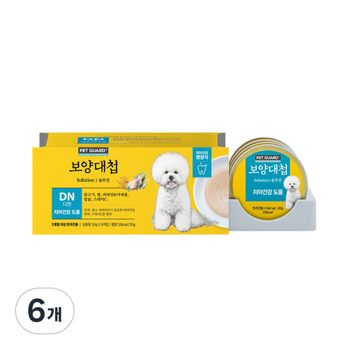 보양대첩 강아지 전연령 솔루션 DN 캔 8p, 닭, 240g, 6개