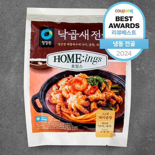청정원 호밍스 낙곱새전골 2~3인분 (냉동), 800g, 1개
