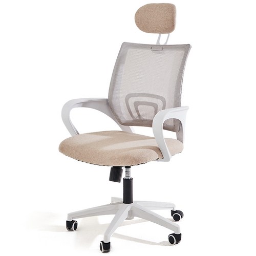 코멧 헤드형 틸팅타입 사무용 의자, 베이지