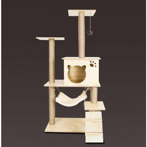 펫모닝 고양이 파스텔 캣타워 PMC-AS3031-2, 그레이, 1개 2