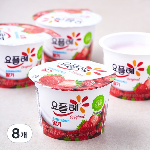 요플레 오리지널, 180g, 8개