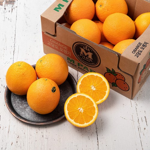엠팍 고당도 네이블 오렌지 점보, 3.2kg(12입), 1박스