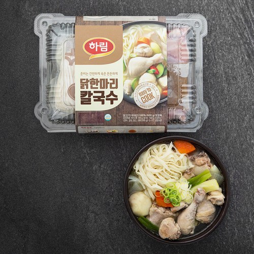 하림 닭한마리 칼국수 밀키트, 600g, 1개