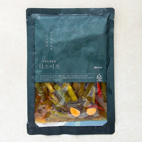 디스이즈 모듬 궁채 장아찌, 1개, 500g - 나물 반찬 추천