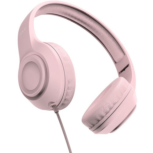 SKY 핏 H24 키즈용 유선 헤드셋, 핑크, IM-H24