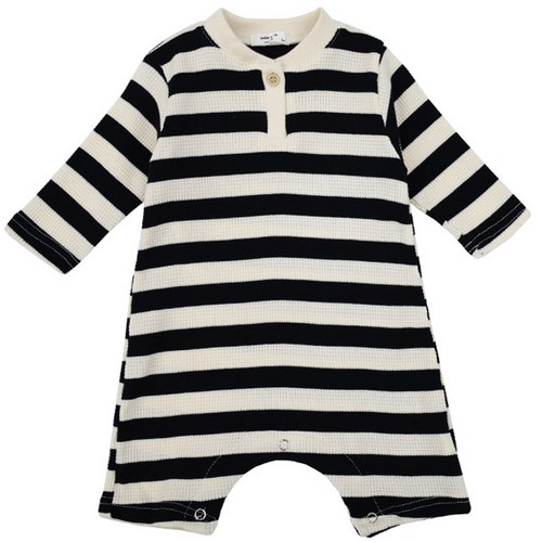 베베나인 유아용 단가라 와플 슈트