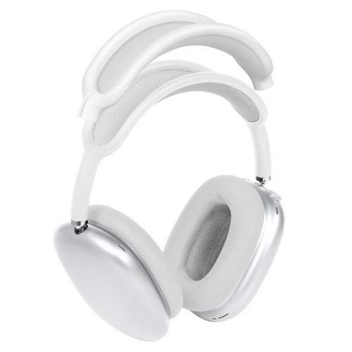 모잇 애플 에어팟 맥스 헤어밴드 실리콘 케이스 커버, 화이트