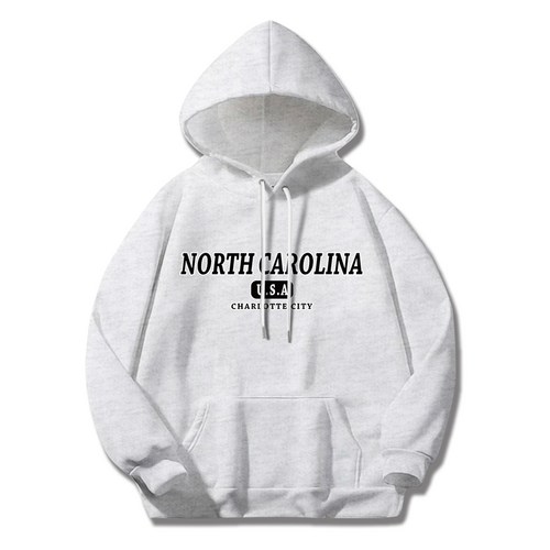일루소 남녀공용 특양면 노스캐롤라이나 후드 티셔츠