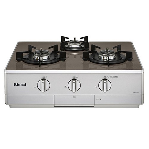 린나이 펄 크리스탈 가스레인지 3구 고객직접설치, RTR-Y3210BR, LNG 도시가스_가스종류_상세페이지참조, LNG