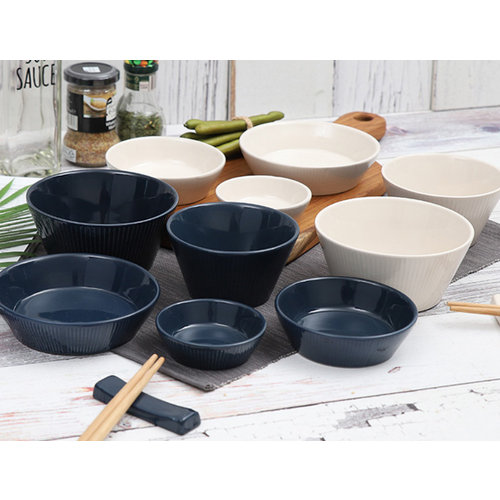 LOVFIR 모던 일식 그릇 세트 도자기 식기 세트 4인 식기세트 18p 4인 식기세트 20p 6인 식기세트 30p, 5인치 그릇 5