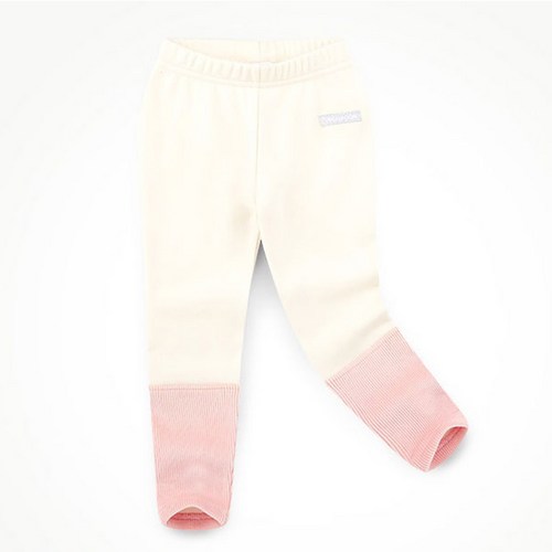 젤리스푼 여아용 New 따뜻 골지 배색 밍크기모 레깅스