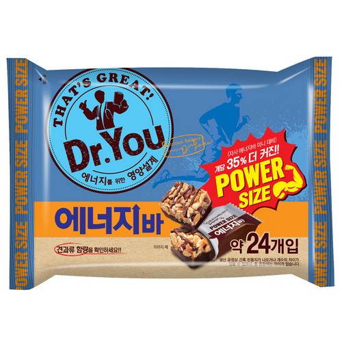 닥터유 에너지바 파워사이즈, 337g, 1개