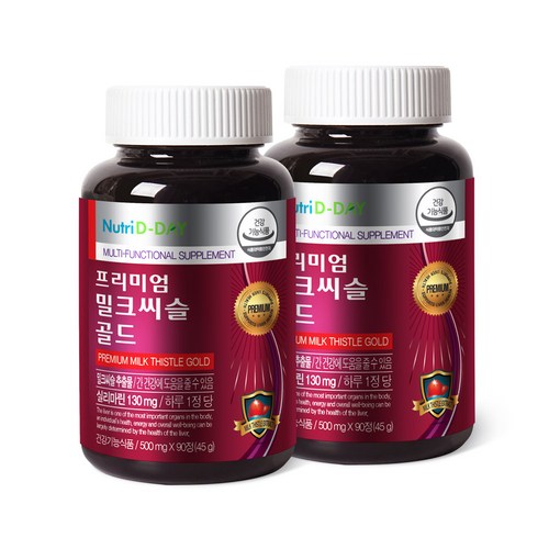 뉴트리디데이 프리미엄 밀크씨슬 골드 500mg, 2개, 45g