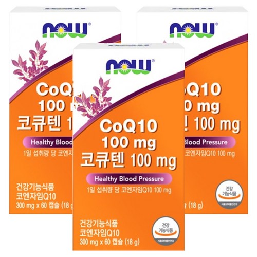 나우푸드 코큐텐 100mg 18g